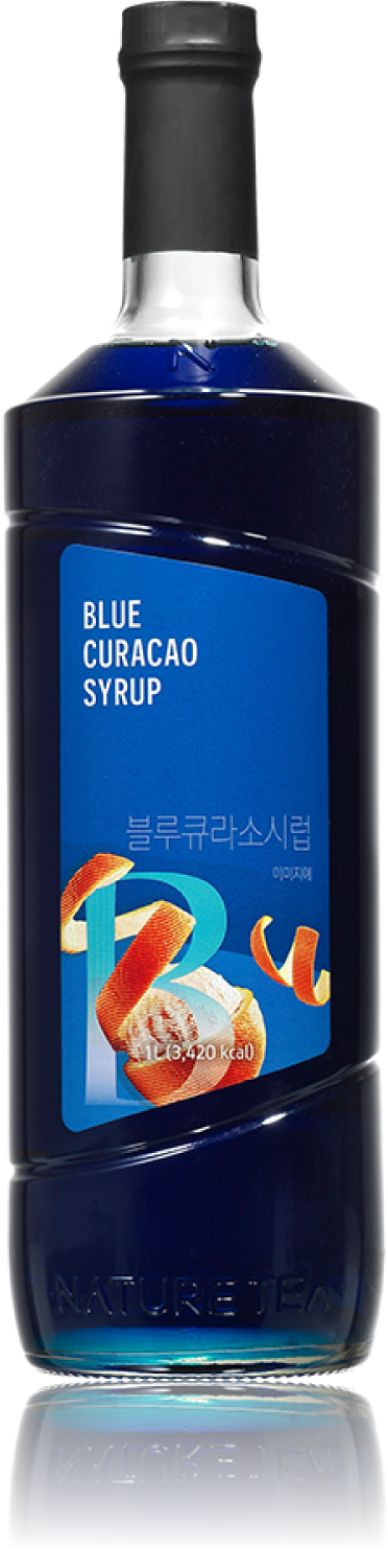 BLUE CURACAO SYRUP 50% OFF -> $ 5.50